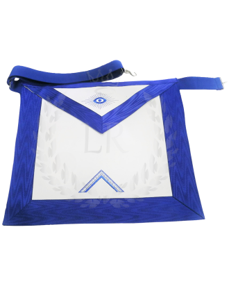 Worshipful Master Blue Lodge Apron Machine Embroidered Regalia