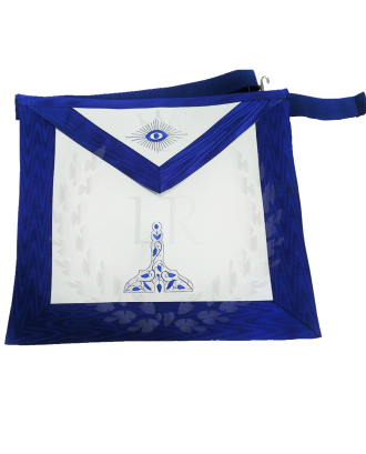 Senior Warden Blue Lodge Apron Machine Embroidered Regalia