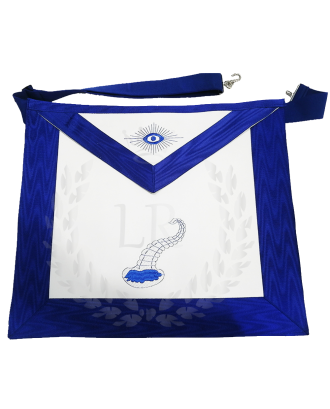 Senior Steward Blue Lodge Apron Machine Embroidered Regalia