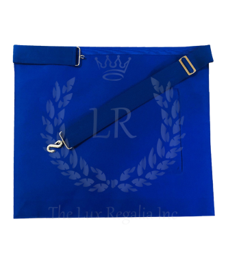 Marshal Masonic Regalia Set - Blue Lodge Officer Apron, Collar, Gloves & Jewel