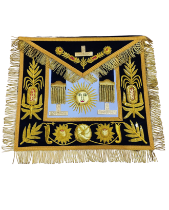 Masonic Regalia Grand Lodge Gr Master Premium Quality Hand Embroidered Apron