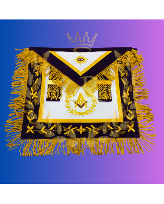 Masonic Regalia Grand Lodge Gr Master Mason Embroidered Premium Quality Apron