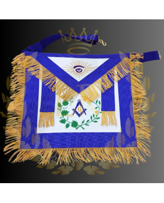 Masonic Regalia Grand Lodge Gr Master Mason Embroidered Premium Quality Apron