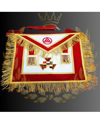 Masonic Royal Arch Past High Priest Hand Crafted Premium Quality Ceremony Apron