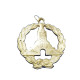 MASONIC REGALIA GRAND LODGE SENIOR WARDEN OFFICER JEWEL – GOLD-PLATED BRASS, STANDARD SIZE, CEREMONIAL STYLE