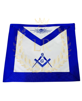 Masonic Regalia Blue Lodge Master Mason Regular Embroidered Premium Quality Apron
