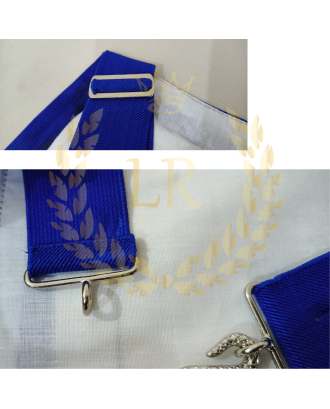 Masonic Regalia Blue Lodge Master Mason Regular Embroidered Premium Quality Apron