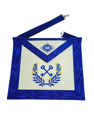 Treasurer Blue Lodge Officer Apron Premium Masonic Regalia