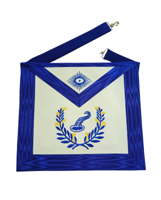 Junior Steward Blue Lodge Officer Apron Premium Masonic Regalia