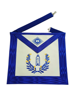 Junior Warden Blue Lodge Officer Apron Premium Masonic Regalia