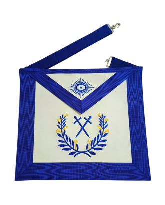Sentinel Blue Lodge Officer Apron Premium Masonic Regalia