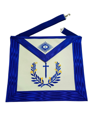 Tyler Blue Lodge Officer Apron Premium Masonic Regalia